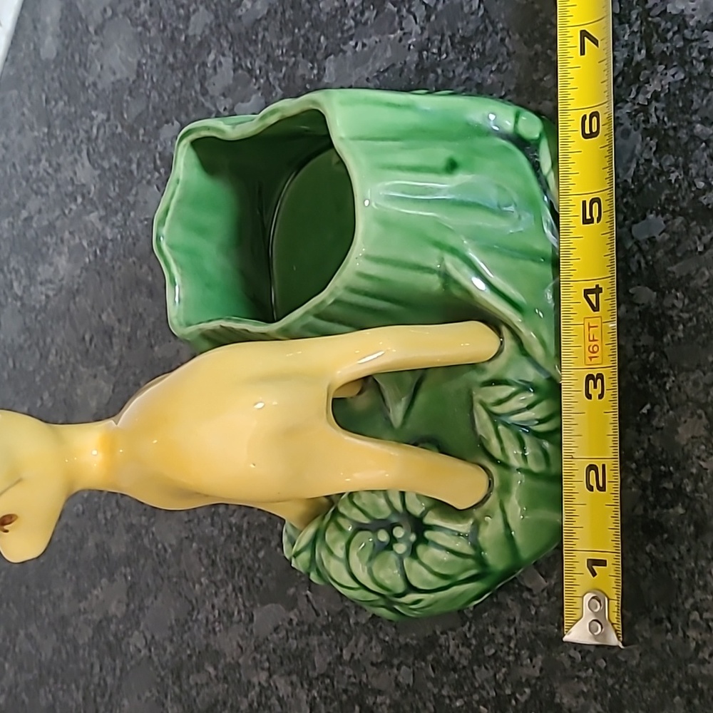 Shawnee Art Pottery Yellow Deer Planter  - Vintage MCM - Picture 9 of 13
